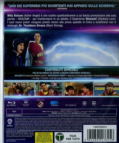 Shazam! Collezione DC Comics (Blu-ray) di David F. Sandberg - Blu-ray - 2