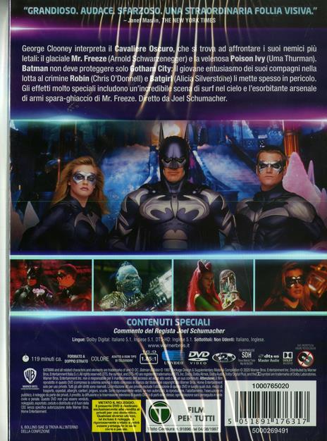Batman & Robin. Collezione DC Comics (DVD) di Joel Schumacher - DVD - 2