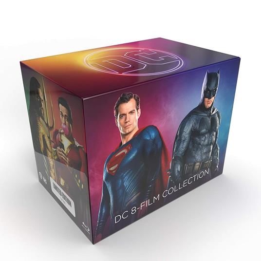 Dc 8 - Film Collection -Edizione Limitata (8 Blu-ray + Kit Art Card) di Cathy Yan,James Wan,Zack Snyder,Patty Jenkins,David Ayer,David F. Sandberg