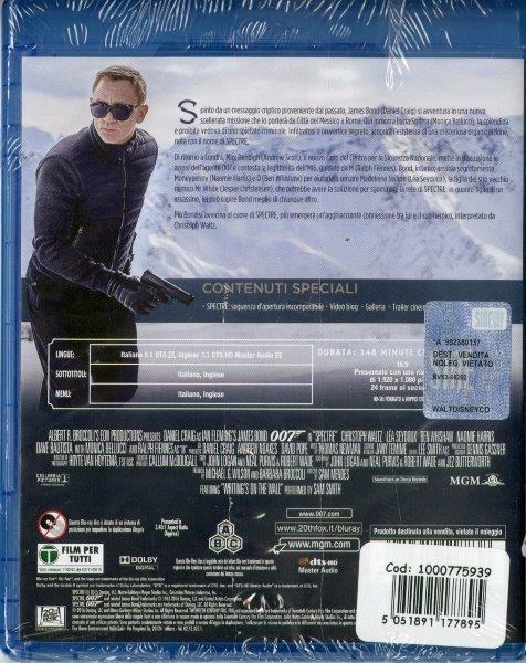 007 Spectre (Blu-ray) - Blu-ray - Film di Sam Mendes Giallo | IBS