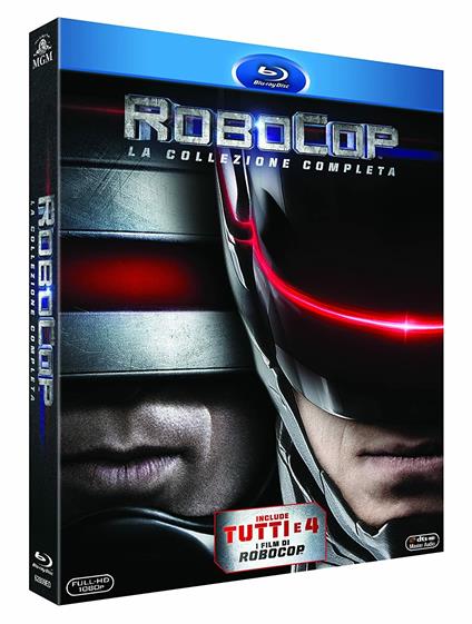 Quadrilogia Robocop (Blu-ray) di Joel Kinnaman,Gary Oldman,Michael Keaton,Abbie Cornish,Peter Weller,Nancy Allen,Dan O'Herlihy,Ronny Cox,Kurtwood Smith,Robert Burke,Belinda Bauer,Dan O'Herlihy