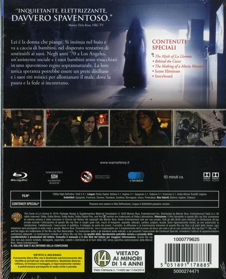La Llorona. Le lacrime del male. Collezione Horror (Blu-ray) di Michael Chaves - Blu-ray - 2
