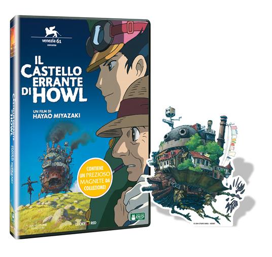 Il castello errante di Howl. Con magnete (DVD) - DVD - Film di Hayao  Miyazaki Animazione | IBS