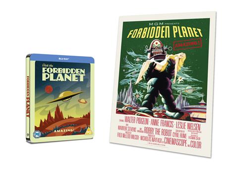 Il pianeta proibito. Con Steelbook e poster (Blu-ray) di Fred M. Wilcox - Blu-ray - 2