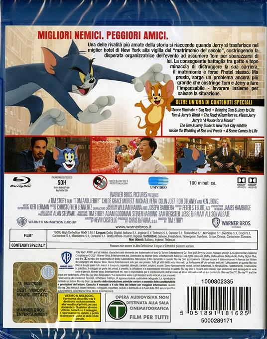 Tom & Jerry (DVD) - DVD - Film di Tim Story Commedia