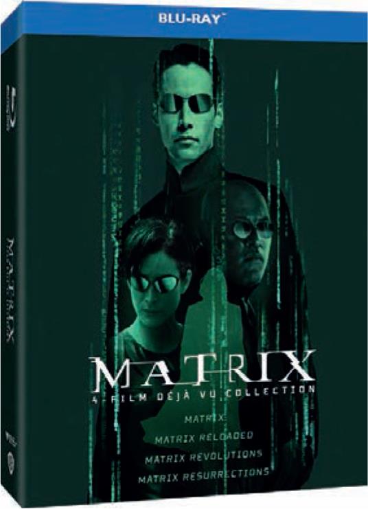 Matrix 4 Film Collection (4 Blu-ray) - Blu-ray - Film di Larry Wachowski ,  Andy Wachowski Fantasy e fantascienza | IBS