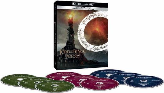 signore degli anelli. Trilogia Theatrical + Extended (Blu-ray + Blu-ray  Ultra HD 4K) - Blu-ray + Blu-ray Ultra HD 4K - Film Horror | IBS