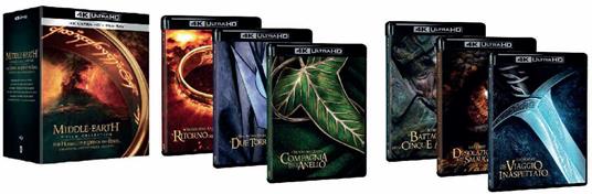 CONFEZIONE MIDDLE EARTH BLU RAY IL SIGNORE DEGLI ANELLI di seconda