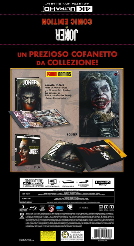 Joker. Comic Edition (Blu-ray + Blu-ray Ultra HD 4K + Comic Book) di Todd Phillips - Blu-ray + Blu-ray Ultra HD 4K - 6