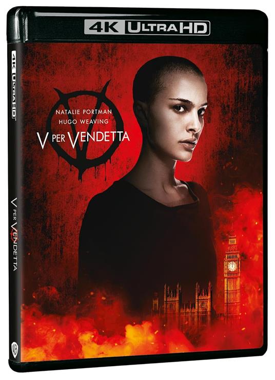 V per Vendetta (Blu-ray + Blu-ray Ultra HD 4K) di James McTeigue - Blu-ray + Blu-ray Ultra HD 4K