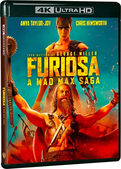 Furiosa. A Mad Max Saga (Blu-ray + Blu-ray Ultra HD 4K) di George Miller - Blu-ray + Blu-ray Ultra HD 4K