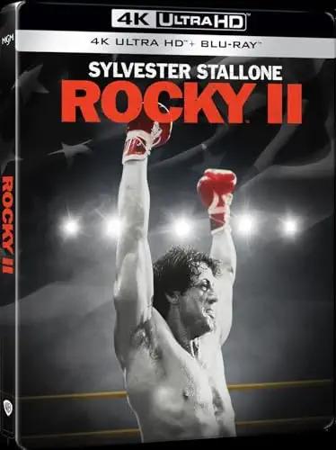 Rocky II. Steelbook (Blu-ray + Blu-ray Ultra HD 4K) di Sylvester Stallone - Blu-ray + Blu-ray Ultra HD 4K