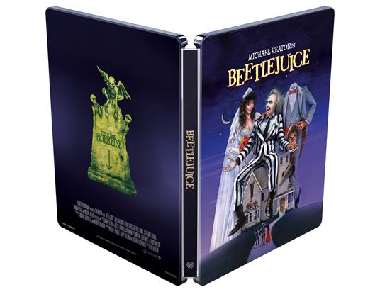 Beetlejuice. Spiritello porcello (Blu-ray + Blu-ray Ultra HD 4K) di Tim Burton - Blu-ray + Blu-ray Ultra HD 4K - 3