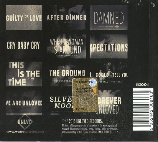 Guilty of Love - CD Audio di Unloved - 2