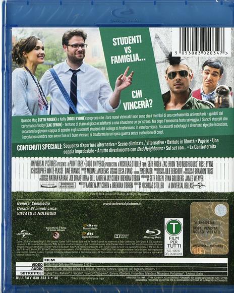 Cattivi vicini di Nicholas Stoller - Blu-ray - 2