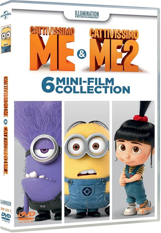Cattivissimo Me 1 & 2. Minimovie Collection - DVD - Film di Pierre Coffin ,  Chris Renaud Animazione | IBS