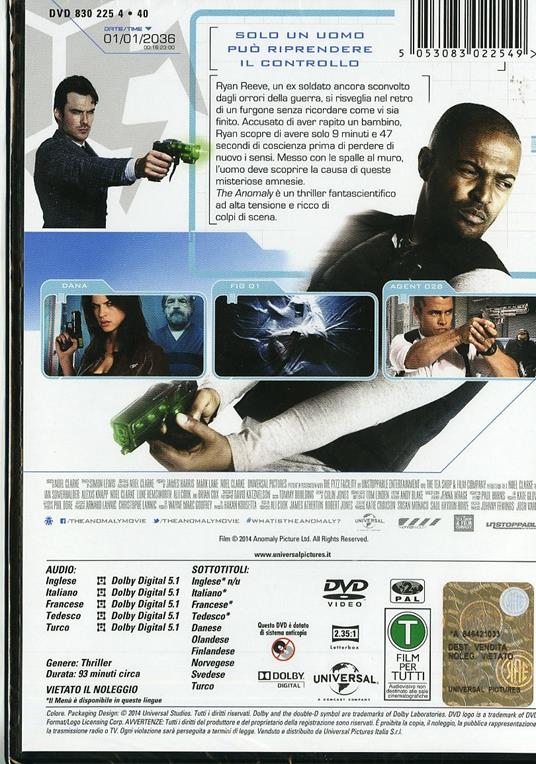 The Anomaly di Noel Clarke - DVD - 2