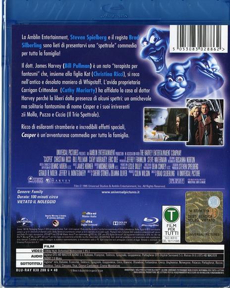 Casper di Brad Silberling - Blu-ray - 2