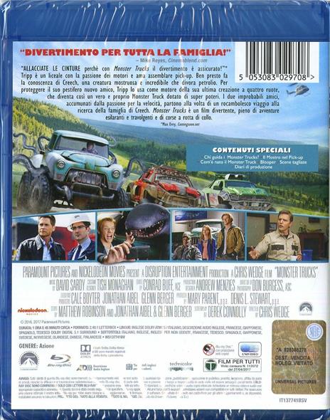 Monster Trucks (Blu-ray) di Chris Wedge - Blu-ray - 2