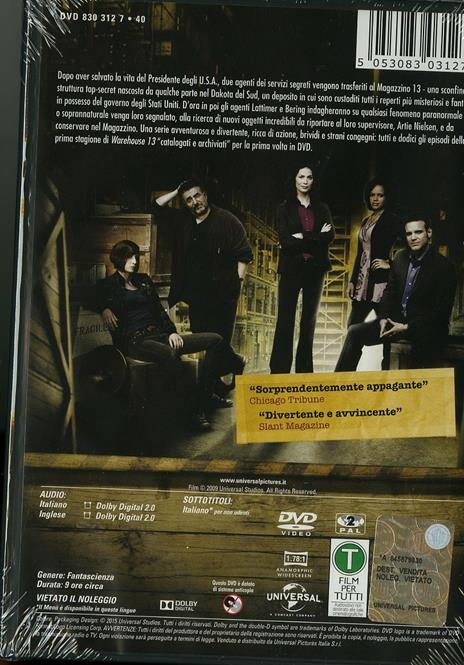 Warehouse 13. Stagione 1 (4 DVD) di Constantine Makris,Tawnia McKiernan,Stephen Surjik - DVD - 2