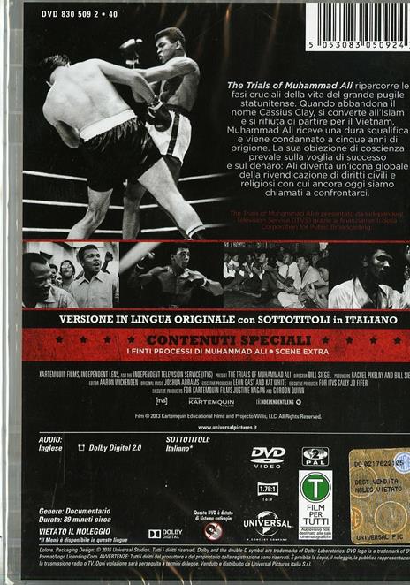 The Trials of Muhammad Ali di Bill Siegel - DVD - 2
