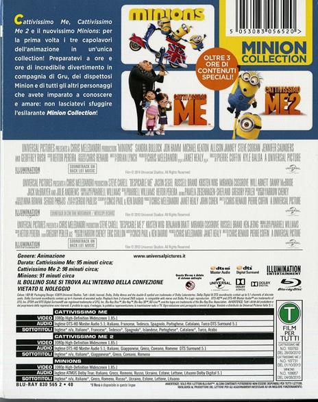 Minions Collection (3 Blu-ray) di Kyle Balda,Pierre Coffin,Chris Renaud - 3