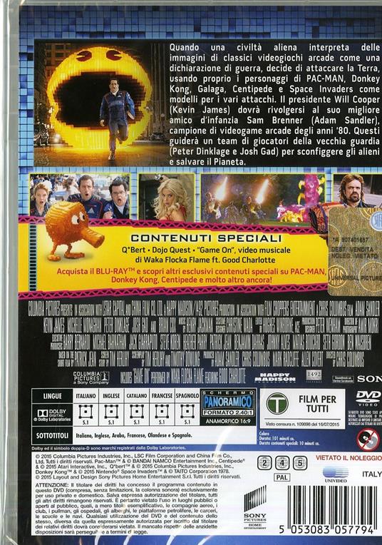 Pixels di Chris Columbus - DVD - 2