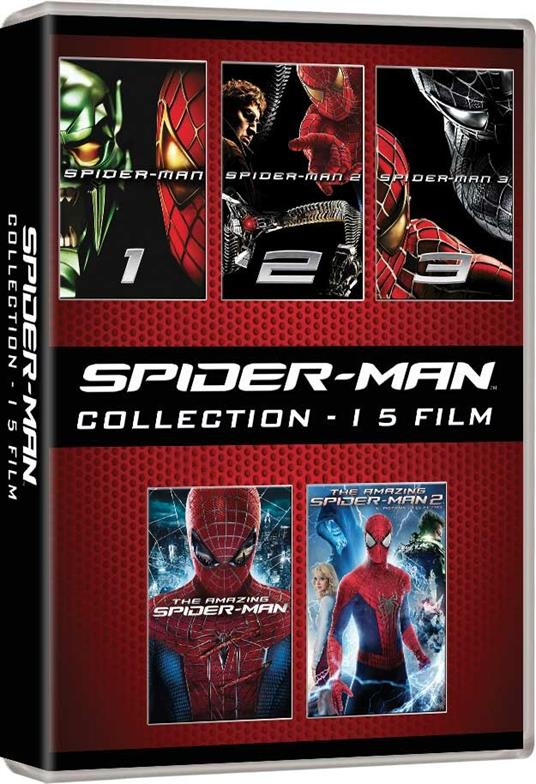 Spider-Man Collection (5 DVD) di Sam Raimi,Marc Webb
