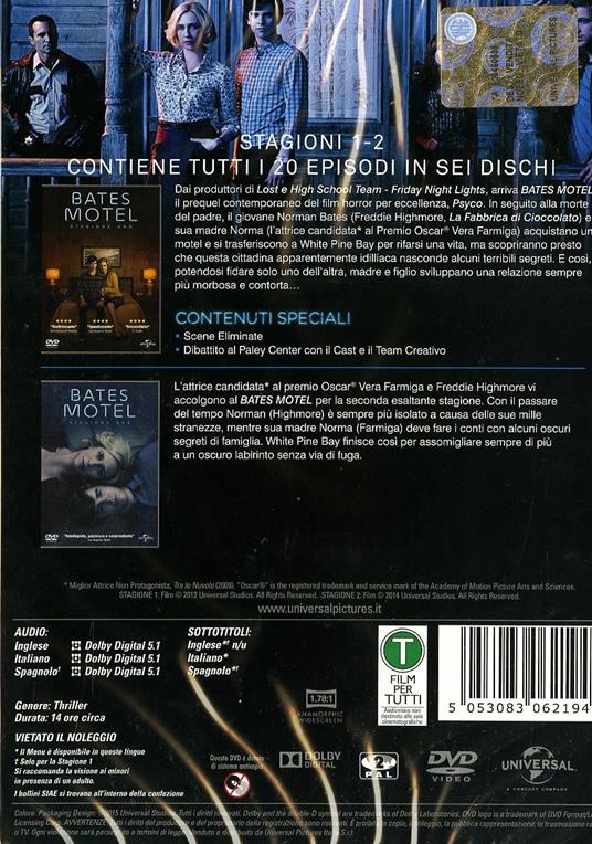 Bates Motel. Stagione 1 - 2 di Tucker Gates,Ed Bianchi,S.J. Clarkson - DVD - 2