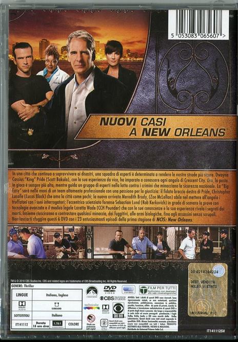 NCIS. New Orleans. Stagione 1 (Serie TV ita) (6 DVD) - DVD - Film di James  Hayman , James Whitmore Jr. Giallo | IBS