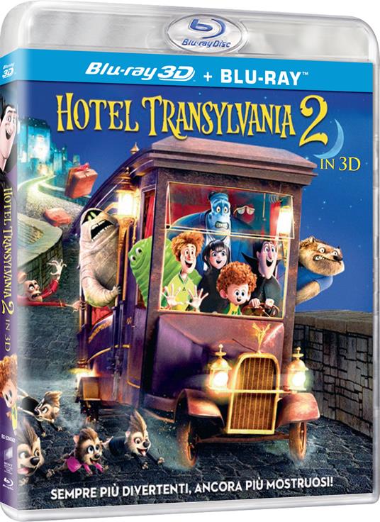 Hotel Transylvania 2 3D (Blu-ray + Blu-ray 3D) - Blu-ray + Blu-ray 3D -  Film di Genndy Tartakovsky Bambini e ragazzi | IBS