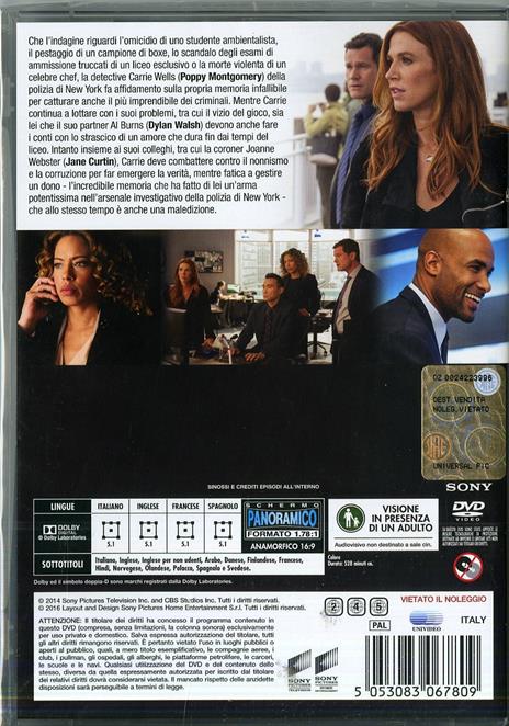 Unforgettable. Stagione 3 (4 DVD) di Niels Arden Oplev,John David Coles,Martha Mitchell,Peter Werner - DVD - 2