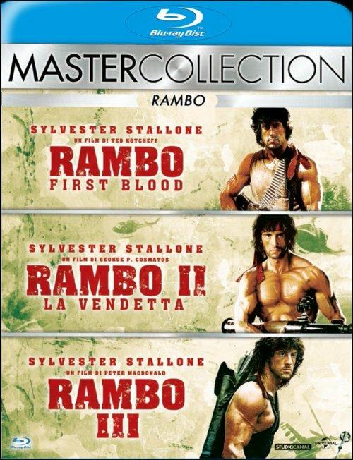 Rambo. Master Collection (3 Blu-ray) di George Pan Cosmatos,Ted Kotcheff,Peter MacDonald