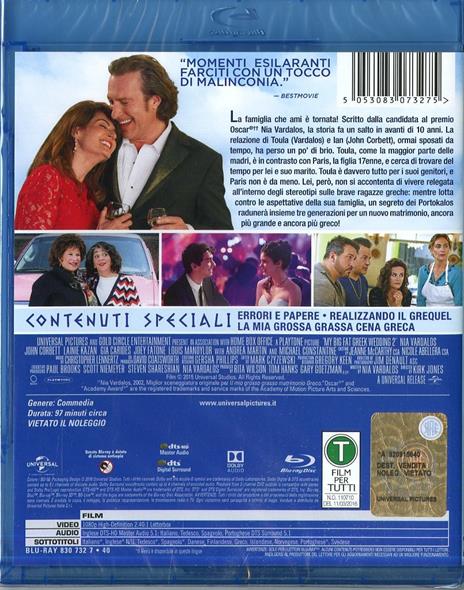 Il mio grosso grasso matrimonio greco 2 di Kirk Jones - Blu-ray - 2