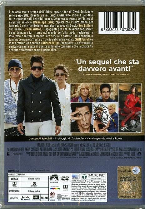 Zoolander 2 di Ben Stiller - DVD - 8