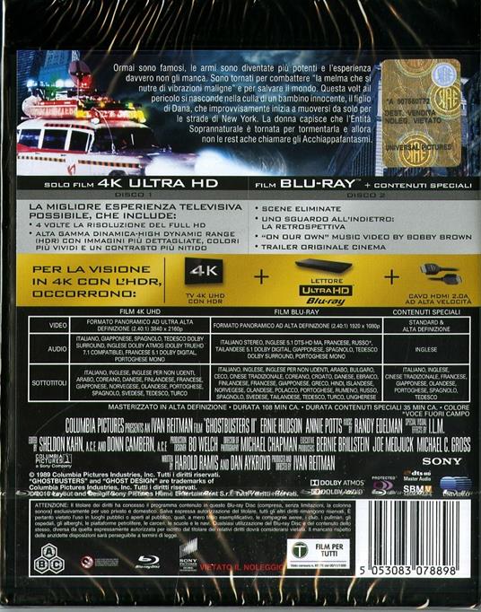 Ghostbusters II (Blu-ray + Blu-ray 4K Ultra HD) di Ivan Reitman - 3