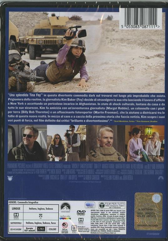 Whiskey Tango Foxtrot di Glenn Ficarra,John Requa - DVD - 2