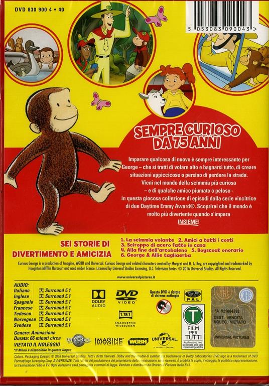 Curioso come George. Amici e risate (DVD) - DVD - Film di Phil