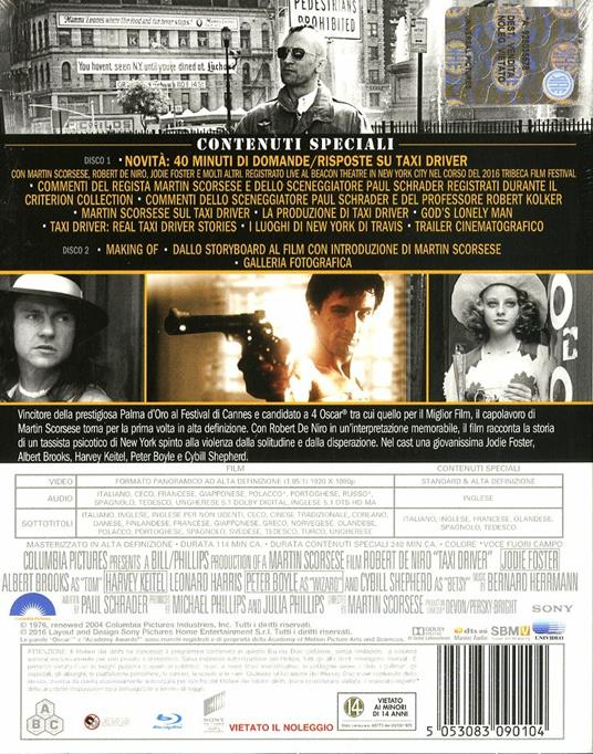 Taxi Driver - Blu-ray - Film di Martin Scorsese Drammatico