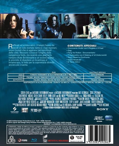 Underworld di Len Wiseman - Blu-ray - 2