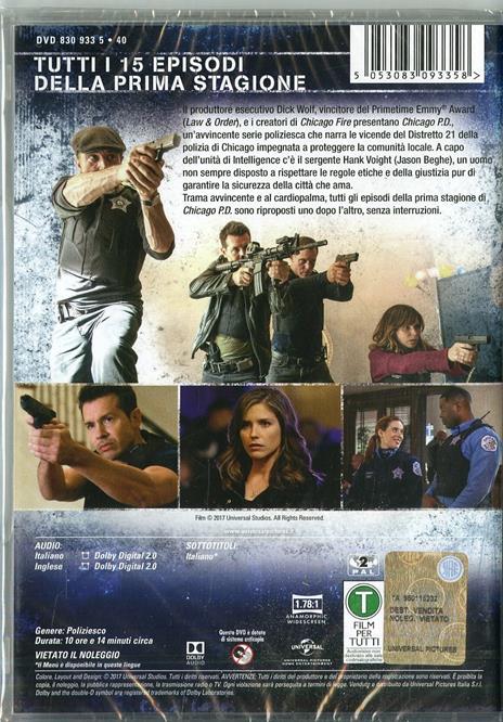 Chicago P.D. Stagione 1. Serie TV ita (4 DVD) di Mark Tinker,Nick Gomez,Sanford Bookstaver - DVD - 2