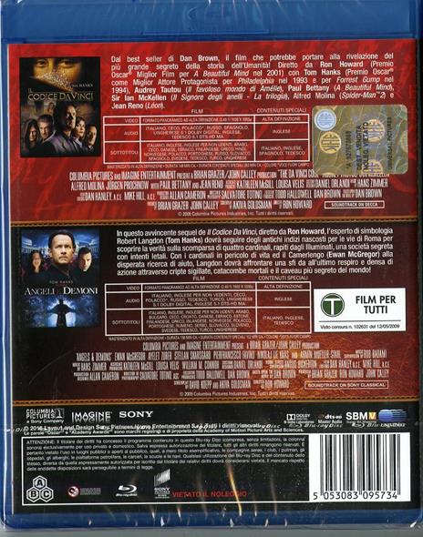 Angeli e demoni. Il codice da Vinci (3 Blu-ray) di Ron Howard - 2