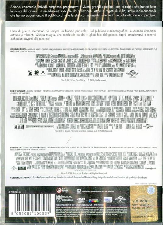 War. Master Collection (3 DVD) di Peter Berg,Kathryn Bigelow,Baltasar Kormakur - 2