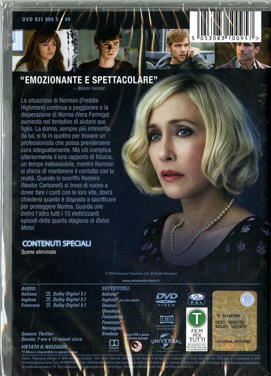 Bates Motel. Stagione 4 (3 DVD) di Tucker Gates,Ed Bianchi,S.J. Clarkson - DVD - 2