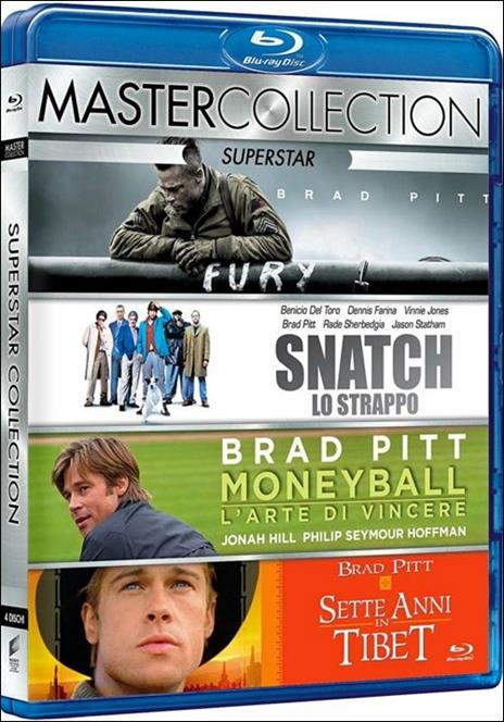 Superstar. Master Collection (4 Blu-ray) di Jean-Jacques Annaud,David Ayer,Bennett Miller,Guy Ritchie