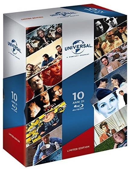 10 anni di Blu-ray Universal . Limited edition (25 Blu-ray) di Luc Besson,Michael Cimino,Joel Coen,Pierre Coffin,Rob Cohen,Stephen Daldry,Brian De Palma,Alfred Hitchcock,Ron Howard,Norman Jewison,Joseph Kosinski,John Landis,Louis Leterrier,Richard Linklater,Phyllida Lloyd,James Marsh,Roger Michell,Ni