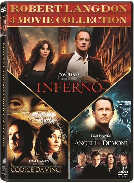 Robert Langdon Trilogy (3 DVD) di Ron Howard