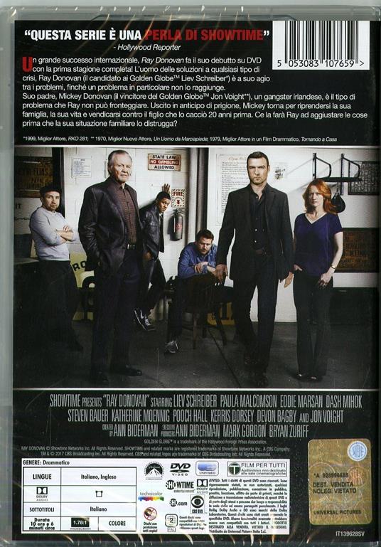 Ray Donovan. Stagione 1 (4 DVD) di John Dahl,Michael Uppendahl,Tucker Gates,Daniel Attias - DVD - 2