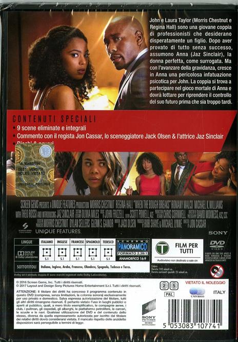 When the Bough Breaks (DVD) di Jon Cassar - DVD - 2