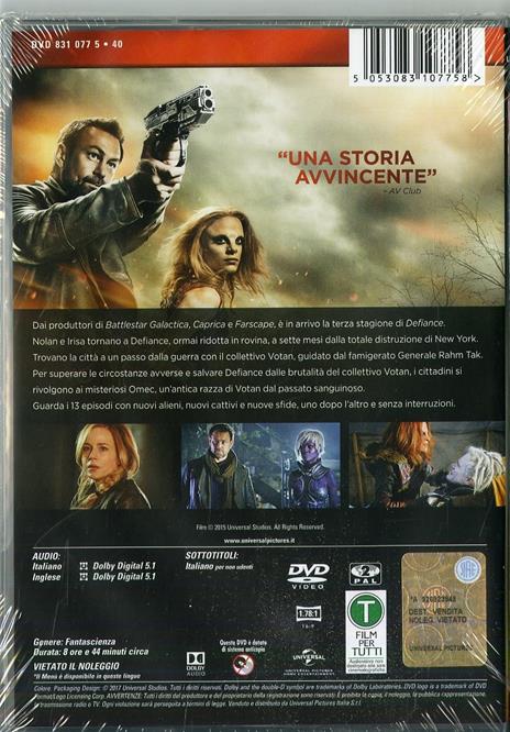 Defiance. Stagione 3 (4 DVD) di Michael Nankin,Allan Kroeker,Andy Wolk - DVD - 2